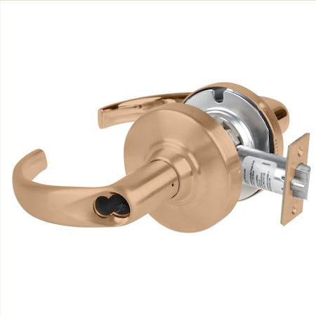 Schlage Grade 1 Entrance Lock, Sparta Lever, Schlage FSIC Prep Less Core, Satin Bronze Finish, Non-Handed ND53JD SPA 612